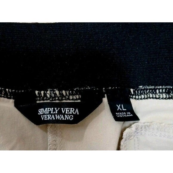 Simply Vera Vera Wang Women’s XL Cropped Pants Pull-On Khaki Stretch Comfort EUC - Picture 7 of 8